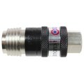 Coilhose Pneumatics 5-in-1 Automatic Safety Exhaust Coupler 1/4" FPT Blank Bagged 150USE-B-BAG